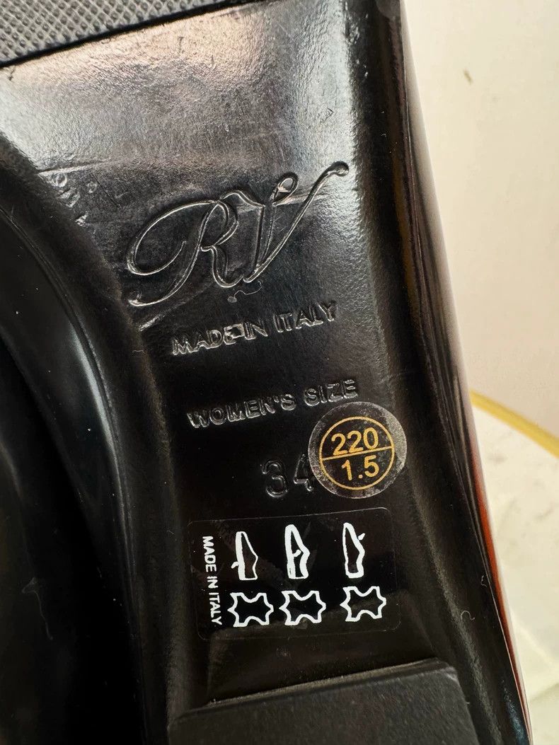 Roger Vivier Roger Vivier Black Square Buckle Shoes Size US 4 / IT 34 - 5 Thumbnail