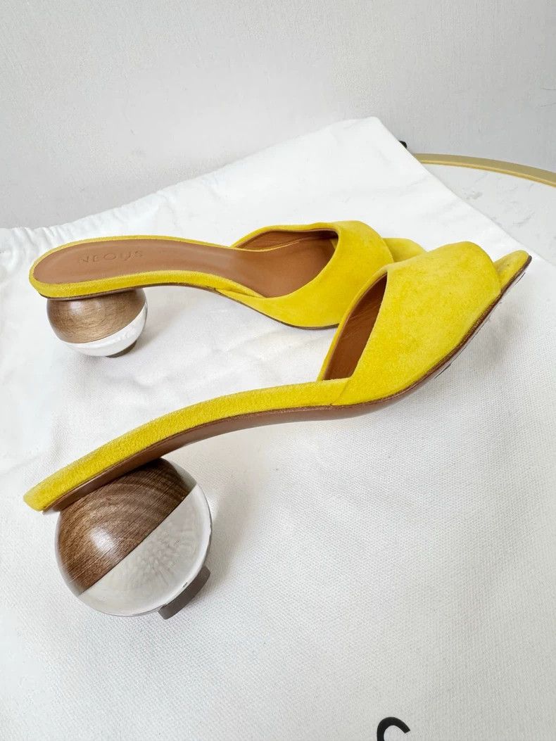 The Row Yellow Neous Slip-On Sandals Size US 5 / IT 35 - 3 Thumbnail