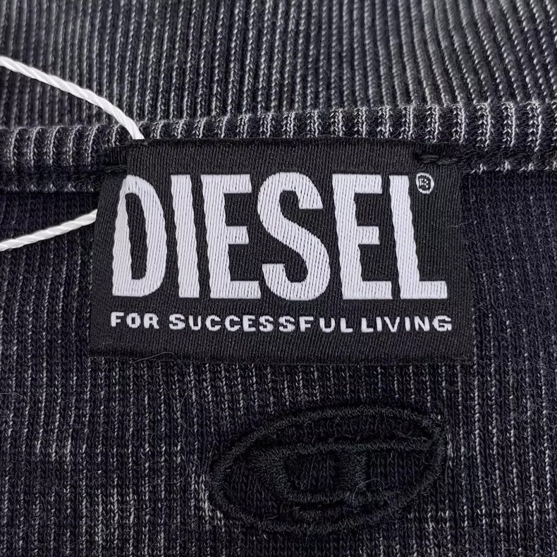 Diesel Diesel Black Gray Long Sleeve Dress M Size Size M / US 6-8 / IT 42-44 - 6 Thumbnail