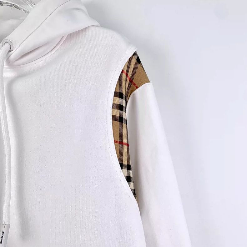 Burberry Burberry White Hooded Long Sleeve Sweatshirt Size S / US 4 / IT 40 - 3 Thumbnail