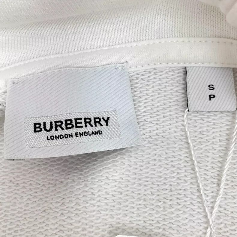 Burberry Burberry White Hooded Long Sleeve Sweatshirt Size S / US 4 / IT 40 - 5 Thumbnail