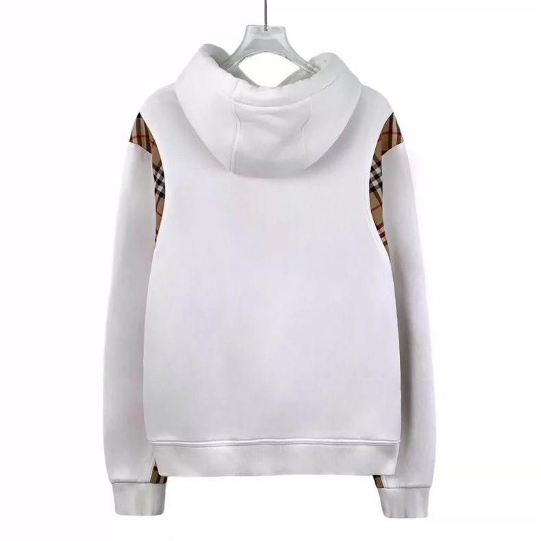 Burberry Burberry White Hooded Long Sleeve Sweatshirt Size S / US 4 / IT 40 - 2 Thumbnail