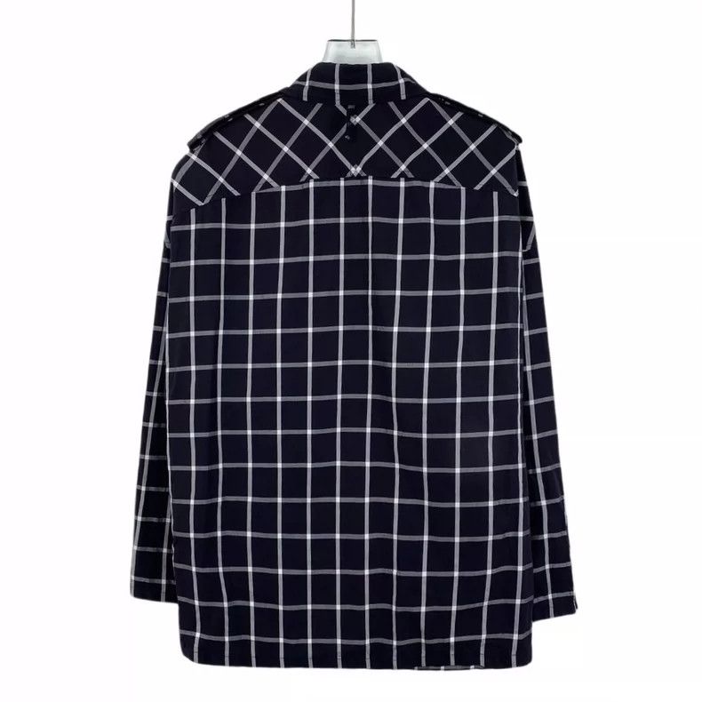 Hermes Hermes Checkered Long Sleeve Zip Jacket Size S / US 4 / IT 40 - 2 Thumbnail
