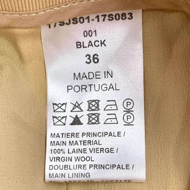 Chloe Chloe Black Double-Breasted Wool Shorts Size 36" / US 14 / IT 50 - 6 Thumbnail