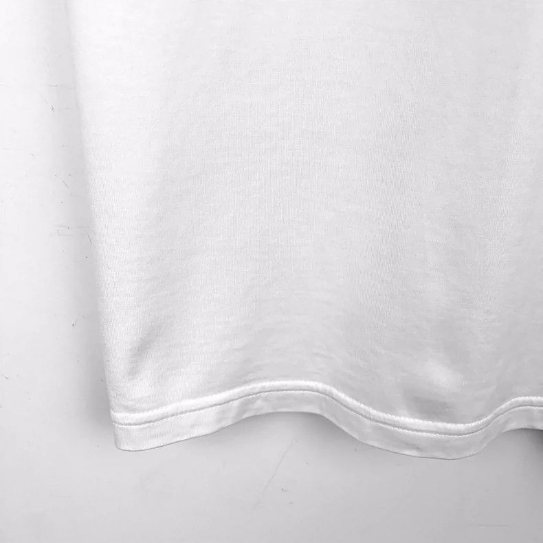 Burberry Burberry White Cotton Short Sleeve T-Shirt Size L / US 10 / IT 46 - 4 Thumbnail