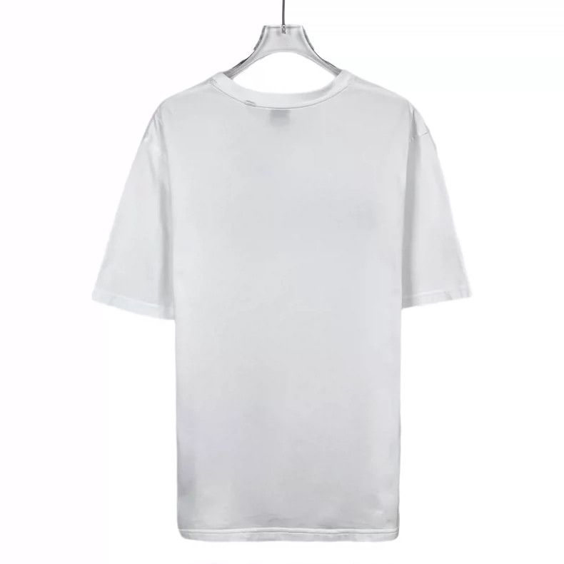 Burberry Burberry White Cotton Short Sleeve T-Shirt Size L / US 10 / IT 46 - 2 Thumbnail