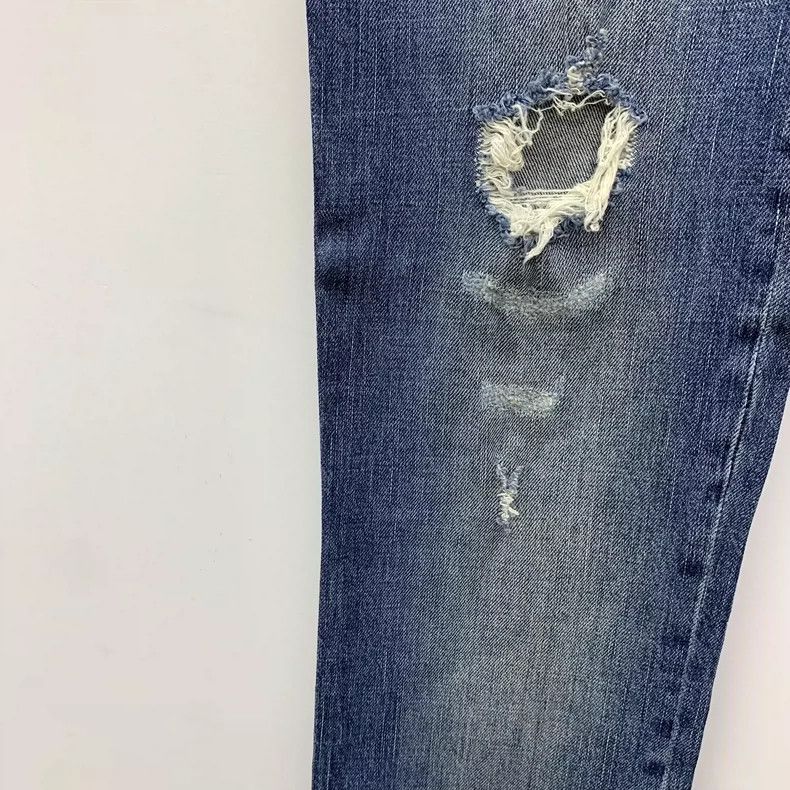 Dolce & Gabbana Dolce&Gabbana Denim Pants with Rhinestones Size 40" / US 18 - 4 Thumbnail