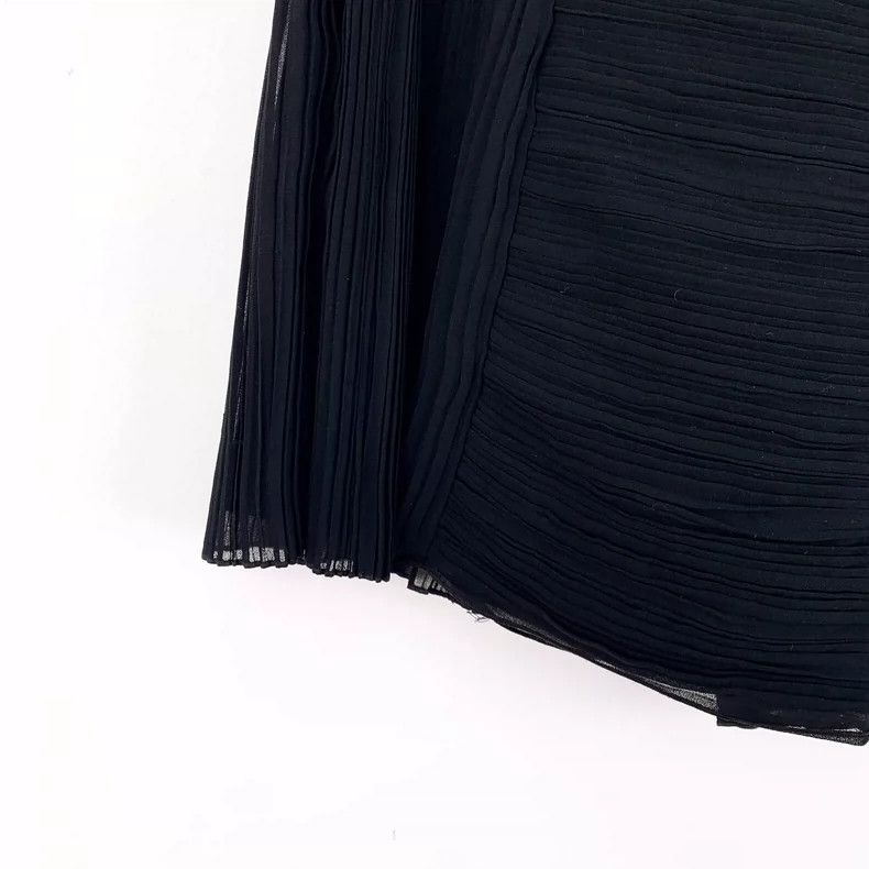 Chloe Chloe Black Pleated Casual Shorts XXS Size 34" / US 12 / IT 48 - 4 Thumbnail