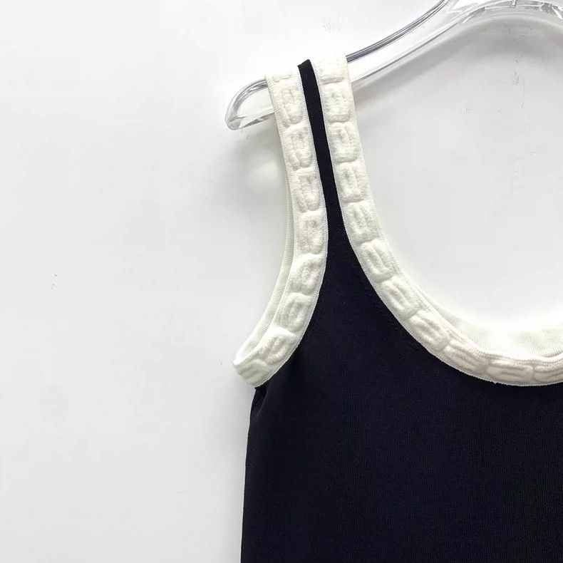 Alexander Wang Alexander Wang Black Sleeveless Dress with Trim Size M / US 6-8 / IT 42-44 - 3 Thumbnail