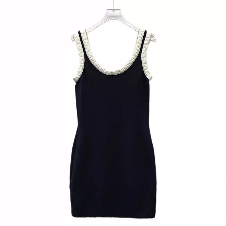 Alexander Wang Alexander Wang Black Sleeveless Dress with Trim Size M / US 6-8 / IT 42-44 - 2 Thumbnail