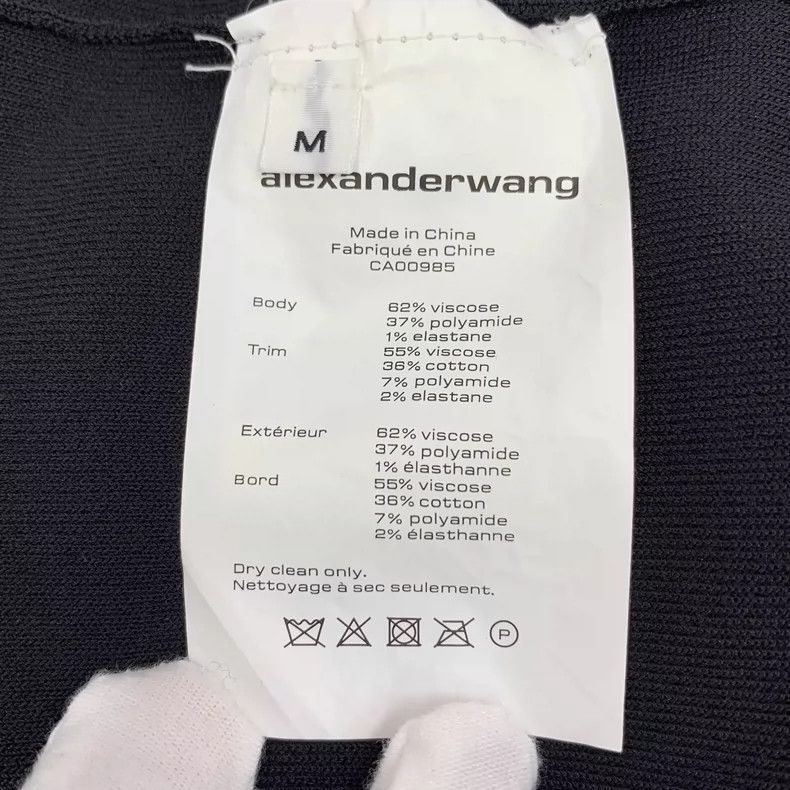 Alexander Wang Alexander Wang Black Sleeveless Dress with Trim Size M / US 6-8 / IT 42-44 - 6 Thumbnail