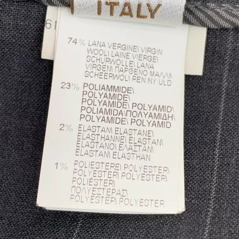 Brunello Cucinelli Brunello Cucinelli Gray Striped Wool Pants Size 38" / US 16 / IT 52 - 8 Thumbnail