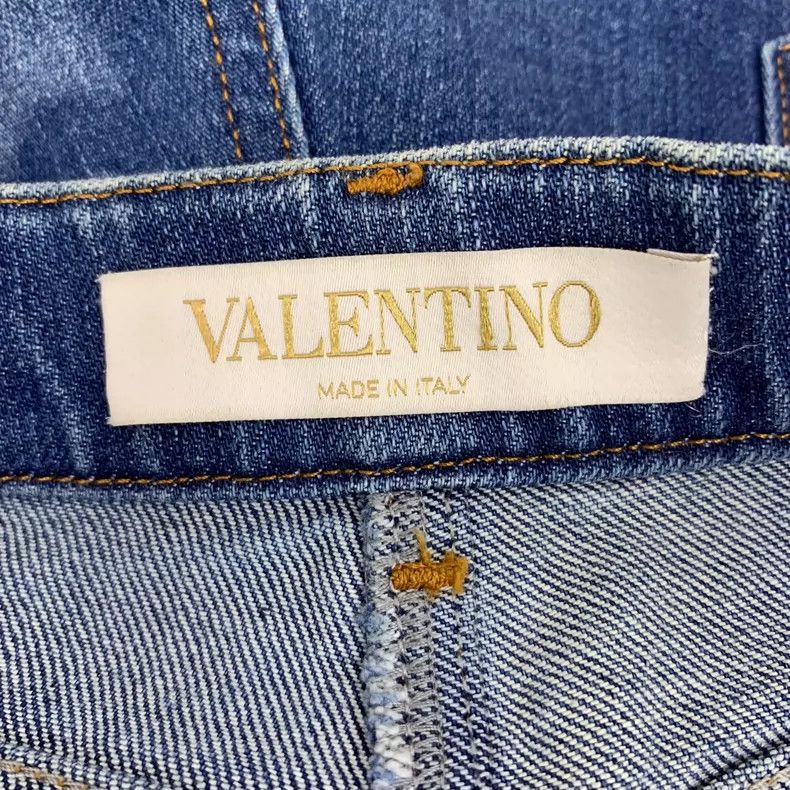 Valentino Valentino Blue Star Print Cotton Casual Shorts Size 36" / US 14 / IT 50 - 5 Thumbnail