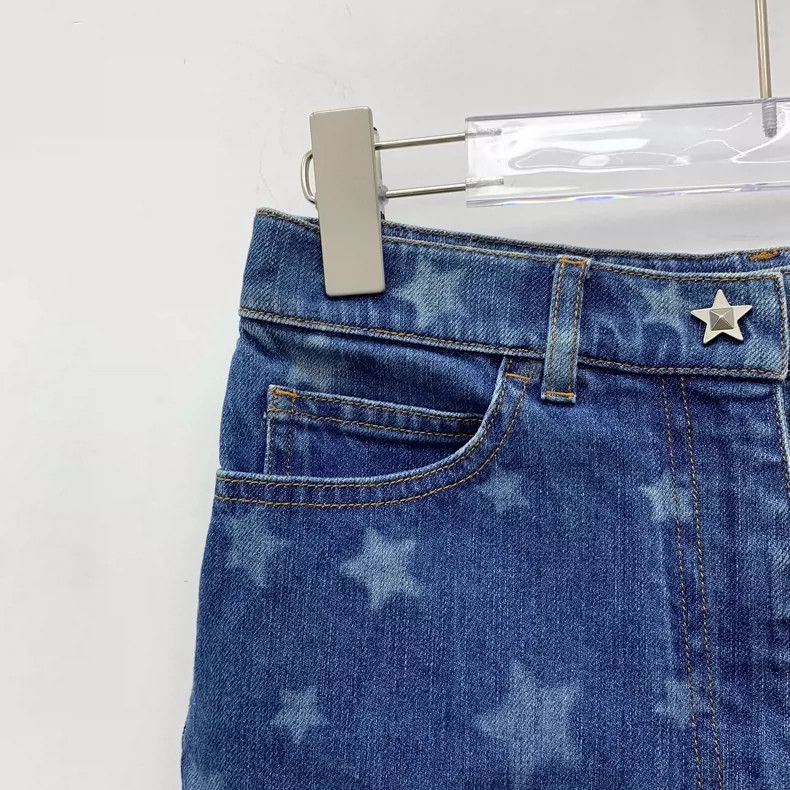 Valentino Valentino Blue Star Print Cotton Casual Shorts Size 36" / US 14 / IT 50 - 3 Thumbnail