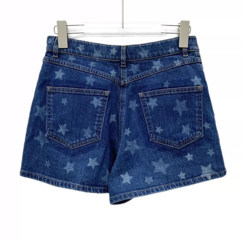 Valentino Valentino Blue Star Print Cotton Casual Shorts Size 36" / US 14 / IT 50 - 2 Thumbnail