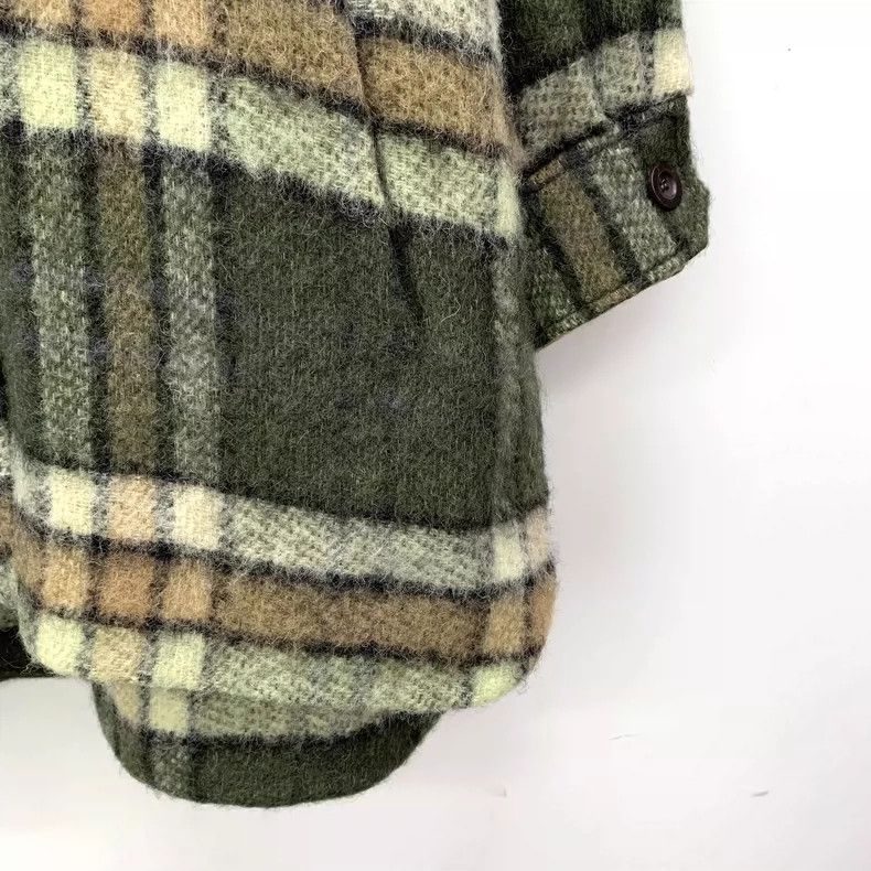 Chloe Green Striped Long Sleeve Button-Up Coat Size XS / US 0-2 / IT 36-38 - 4 Thumbnail