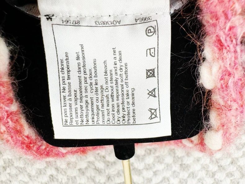 Chanel Chanel Pink Wool Coat for Women Size S / US 4 / IT 40 - 4 Thumbnail