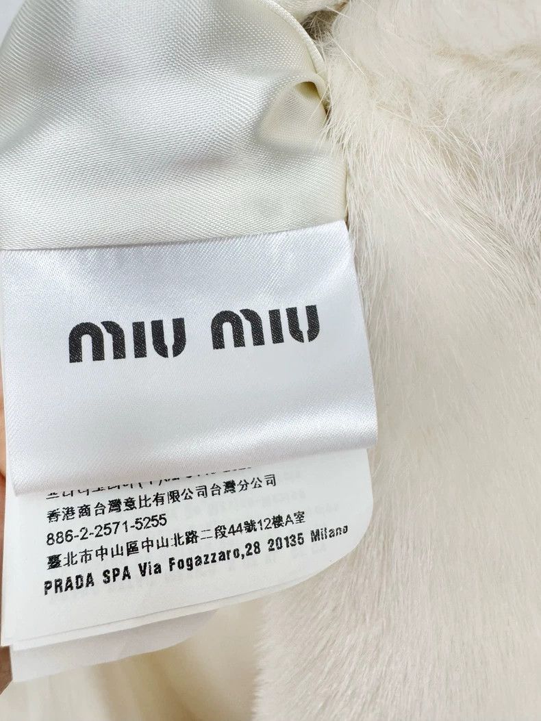 Miu Miu Miumiu White Mink Fur Vest Size M / US 6-8 / IT 42-44 - 4 Thumbnail
