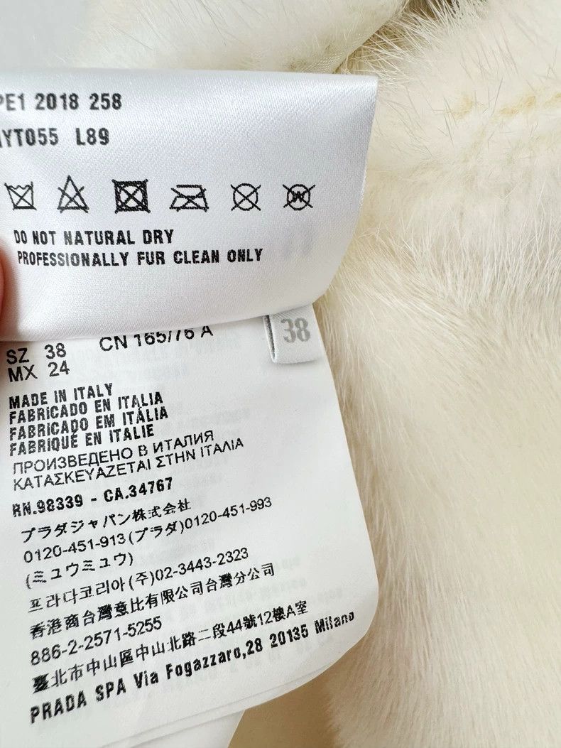 Miu Miu Miumiu White Mink Fur Vest Size M / US 6-8 / IT 42-44 - 5 Thumbnail