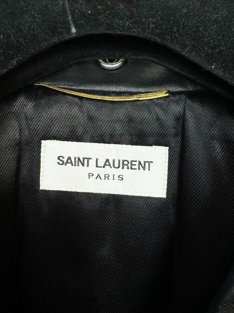 Saint Laurent Paris Saint Laurent Black Leather Motorcycle Jacket Size XS / US 0-2 / IT 36-38 - 2 Thumbnail