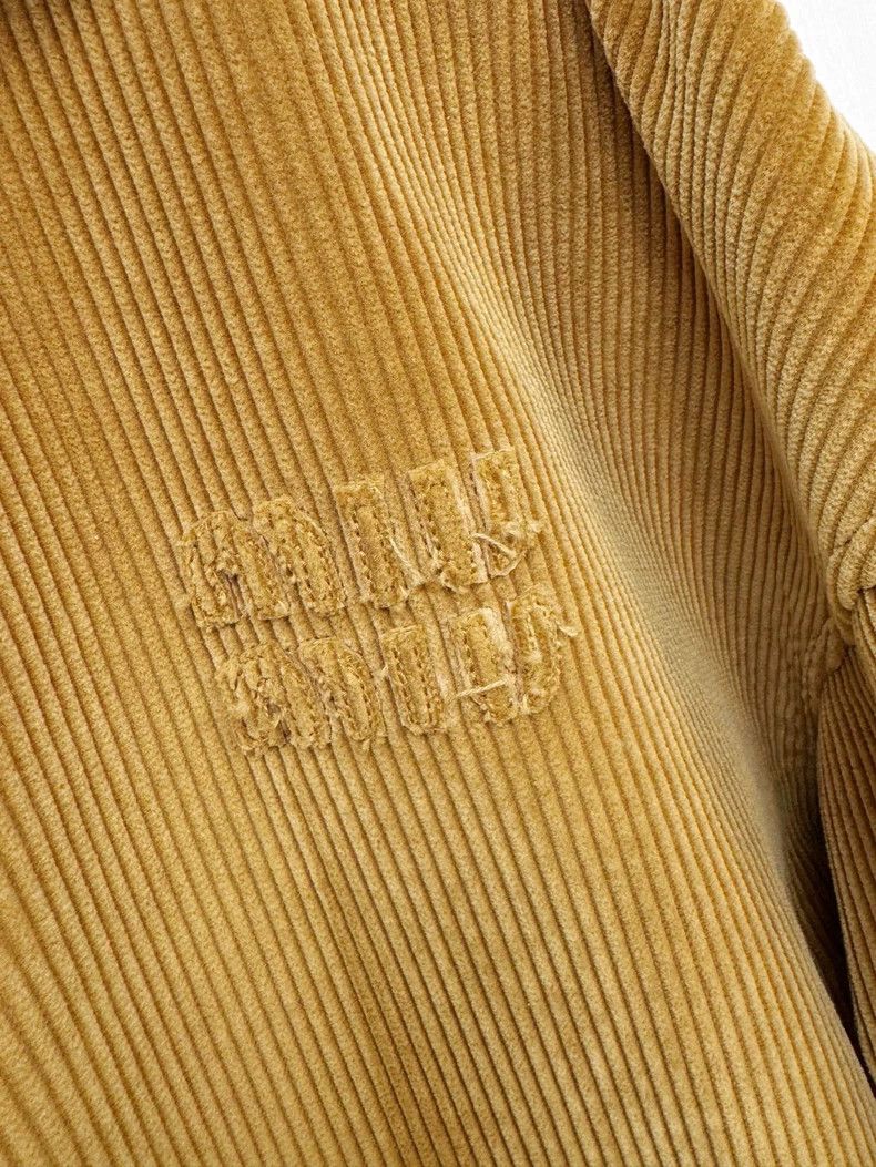 Miu Miu Miumiu Brown Corduroy Jacket Size 38 Size M / US 6-8 / IT 42-44 - 2 Thumbnail