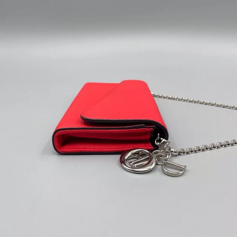 Dior Dior Red Leather Long Handbag Size ONE SIZE - 5 Thumbnail