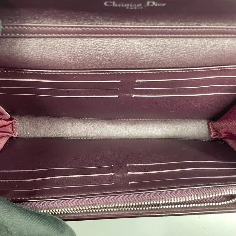 Dior Dior Red Leather Long Handbag Size ONE SIZE - 9 Thumbnail