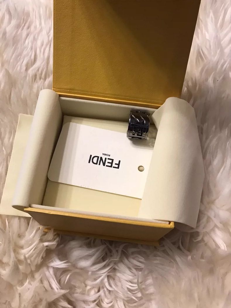 Fendi Fendi Classic Double F Ring in Size S Size ONE SIZE - 2 Thumbnail