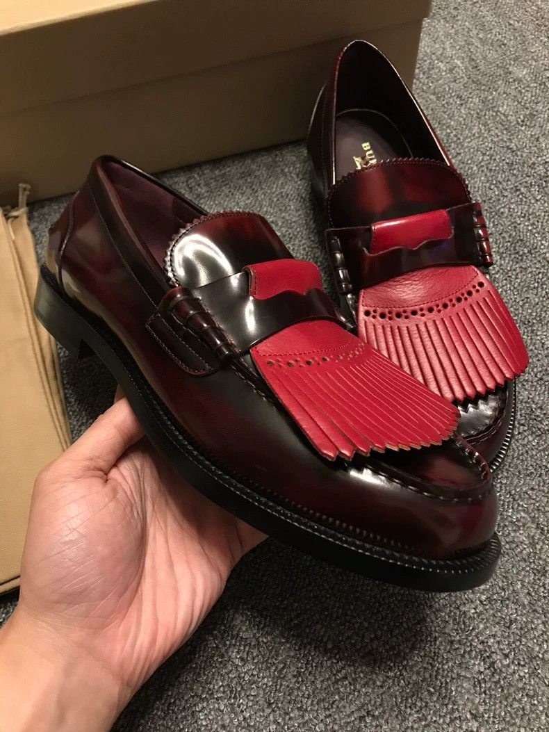 Burberry Burberry Casual Shoes with Red Tassels Size US 10 / IT 40 - 2 Thumbnail