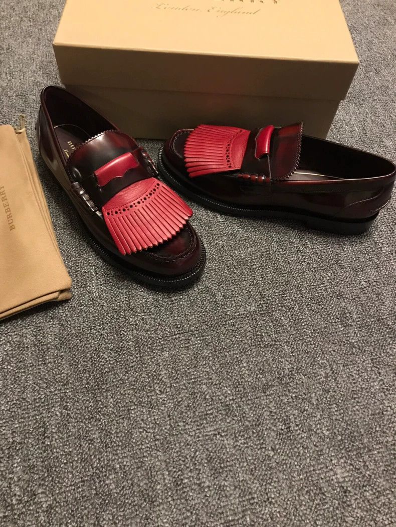 Burberry Burberry Casual Shoes with Red Tassels Size US 10 / IT 40 - 4 Thumbnail