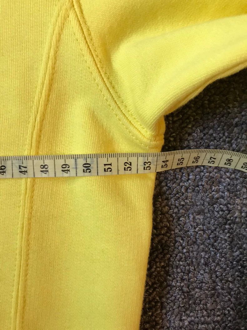 Moncler Moncler Fragment Hooded Sweatshirt in Yellow Size S / US 4 / IT 40 - 2 Thumbnail