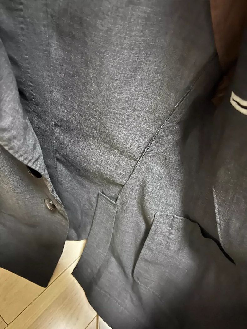 Brunello Cucinelli Brunello Cucinelli Gray Wool Suit Coat Size L / US 10 / IT 46 - 5 Thumbnail