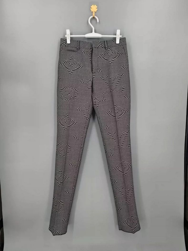 Louis Vuitton Louis Vuitton Black Patterned Dress Pants Size 38" / US 16 / IT 52 - 2 Thumbnail