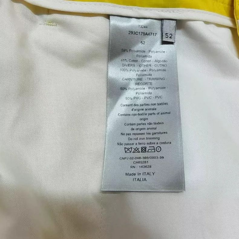 Dior Dior Yellow Drawstring Shorts with Tag Size 42" / US 20 - 5 Thumbnail