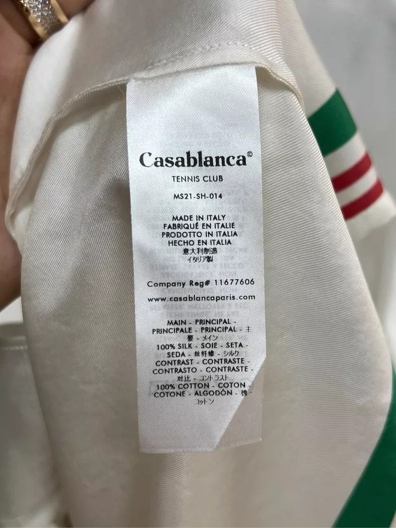 Casablanca Casablanca Silk Short Sleeve Shirt Size XL / US 12-14 / IT 48-50 - 3 Thumbnail
