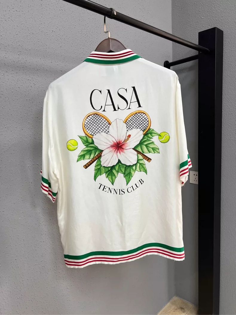 Casablanca Casablanca Silk Short Sleeve Shirt Size XL / US 12-14 / IT 48-50 - 2 Thumbnail