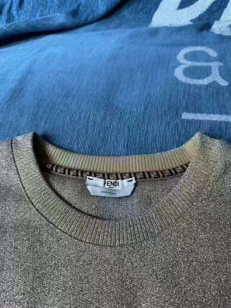 Fendi Fendi Short Sleeve Knitted Top Size S / US 4 / IT 40 - 3 Thumbnail