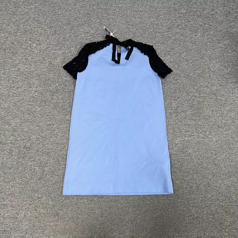 Miu Miu Miu Miu Lace Flower Panel Dress Size M Size M / US 6-8 / IT 42-44 - 2 Thumbnail