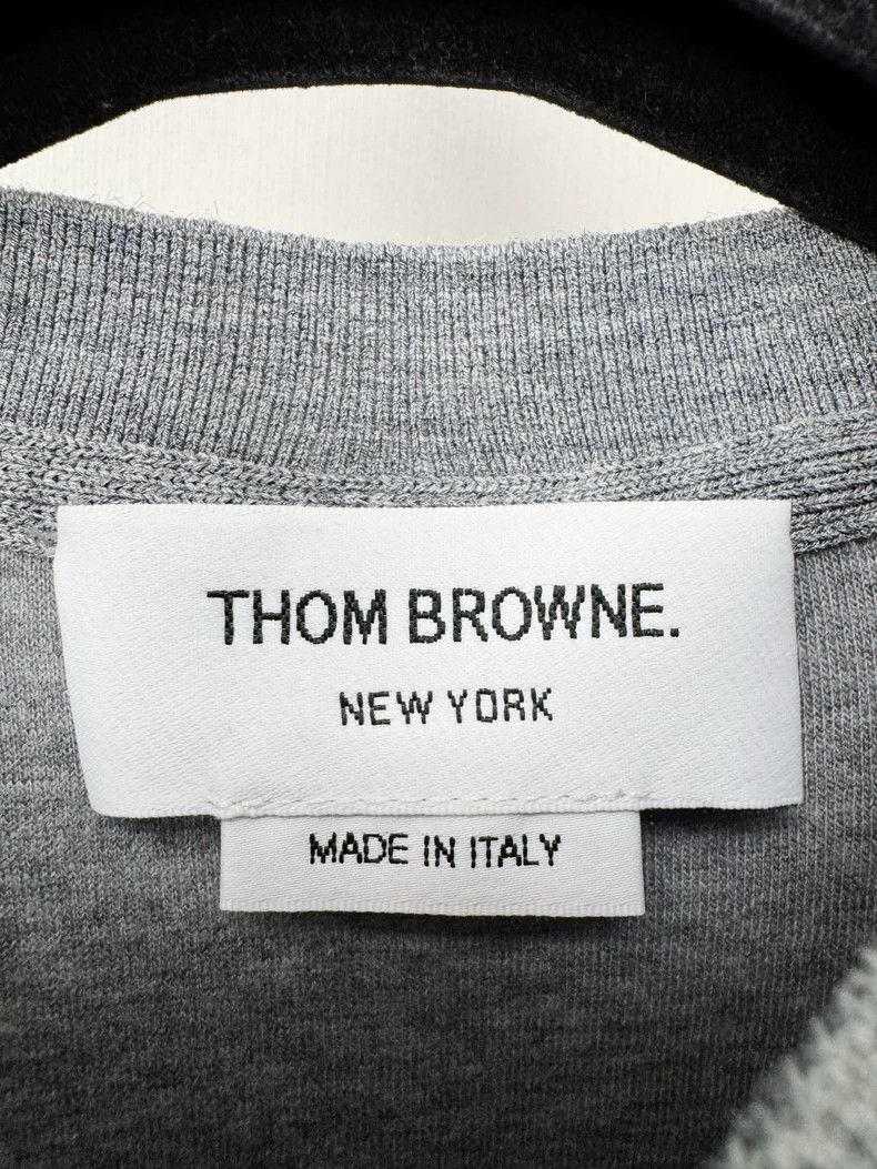 Thom Browne Thom Browne Short Sleeve Gray Shirt Size M / US 6-8 / IT 42-44 - 2 Thumbnail