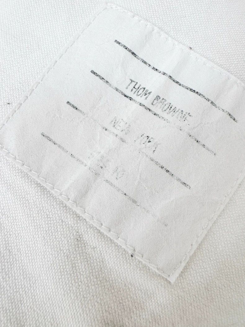 Thom Browne Thom Browne White Button-Up Shirt Size XS / US 0-2 / IT 36-38 - 3 Thumbnail