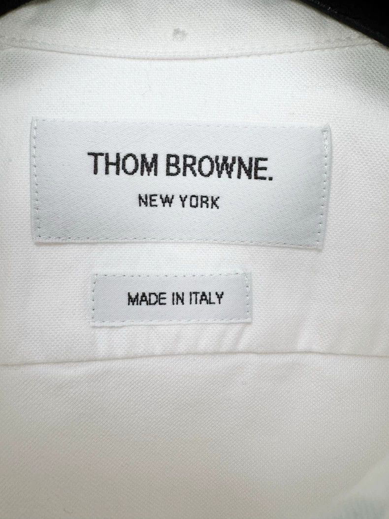 Thom Browne Thom Browne White Button-Up Shirt Size XS / US 0-2 / IT 36-38 - 2 Thumbnail