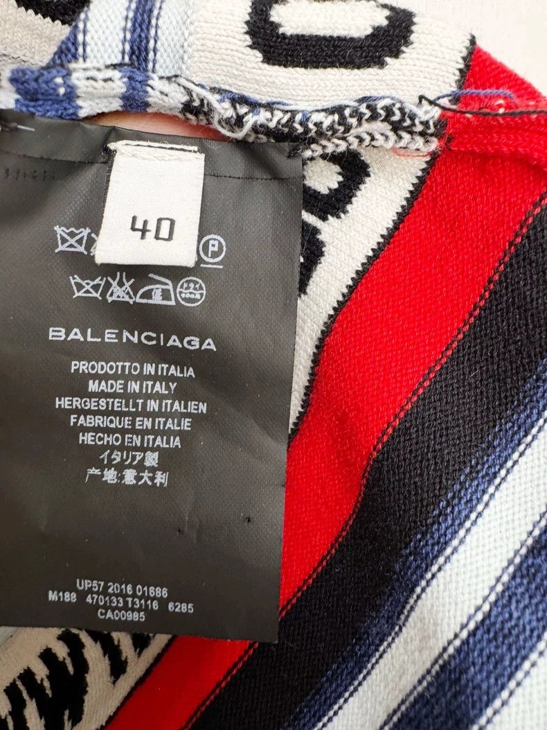 Balenciaga Balenciaga Short Sleeve Knit Top Size 40 Size L / US 10 / IT 46 - 3 Thumbnail