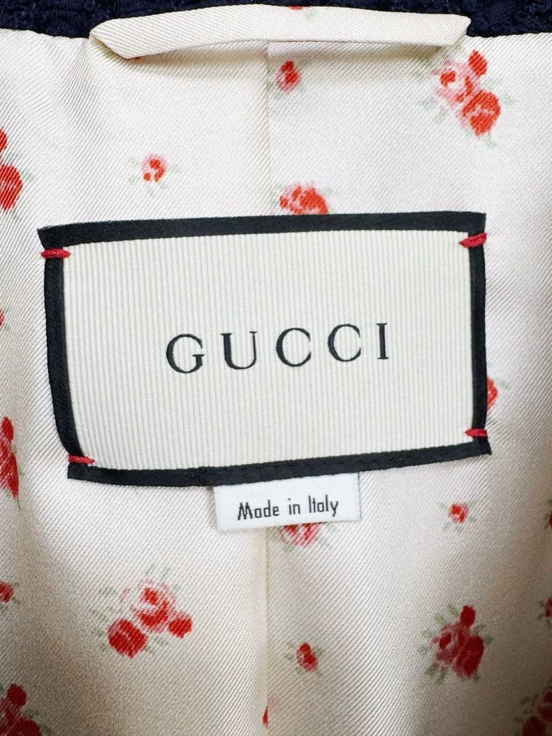 Gucci Gucci Woven Jacket with Red and Navy Accents Size M / US 6-8 / IT 42-44 - 2 Thumbnail