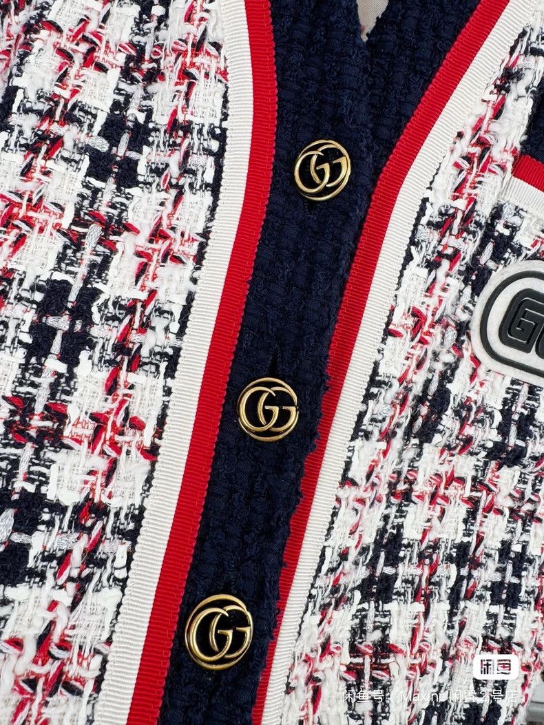 Gucci Gucci Woven Jacket with Red and Navy Accents Size M / US 6-8 / IT 42-44 - 6 Thumbnail