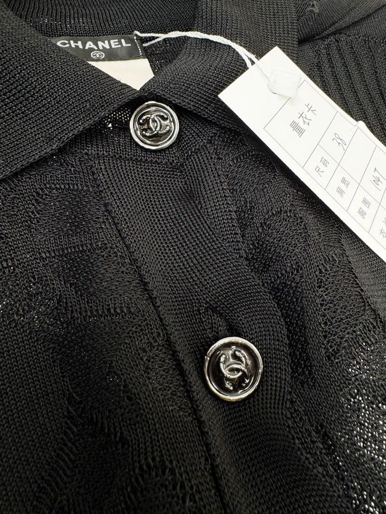 Chanel Chanel Knitted Sleeveless Top in Black Size M / US 6-8 / IT 42-44 - 2 Thumbnail