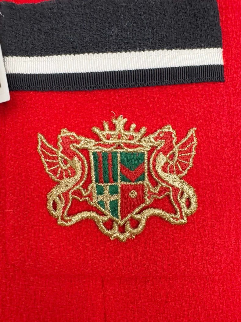 Gucci Gucci Red Long Sleeve Cardigan with Tag Size S / US 4 / IT 40 - 2 Thumbnail