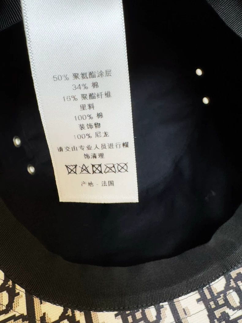 Dior Dior Netting Bucket Hat with Logo Size ONE SIZE - 5 Thumbnail
