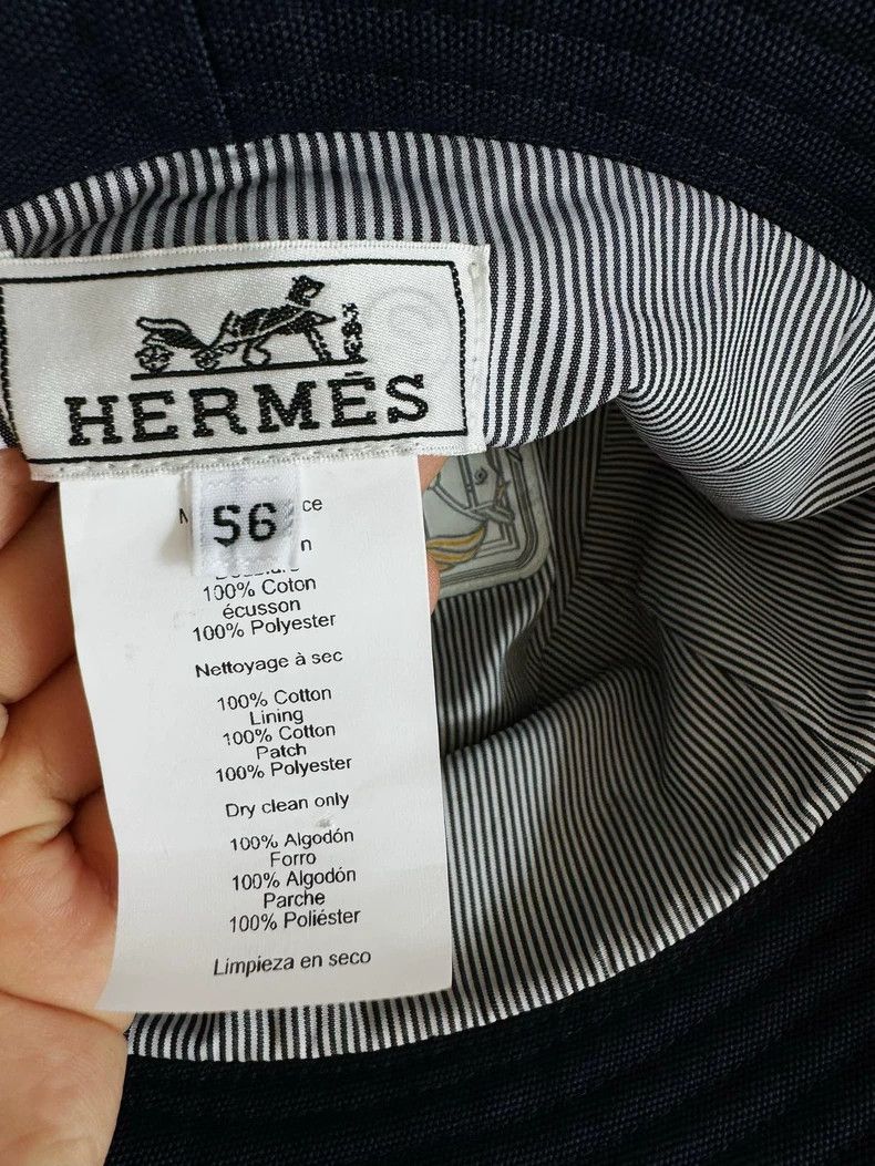 Hermes Hermes Fisherman Hat Almost New Size 56 Size ONE SIZE - 4 Thumbnail