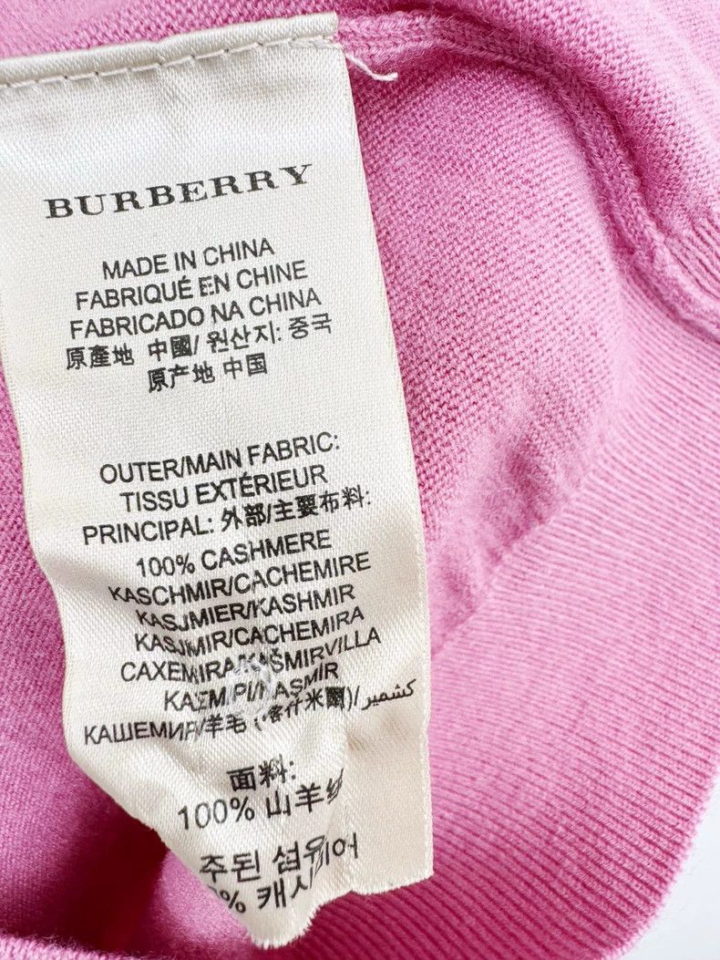 Burberry Burberry Cashmere Sweater Pink Color Size S / US 4 / IT 40 - 3 Thumbnail