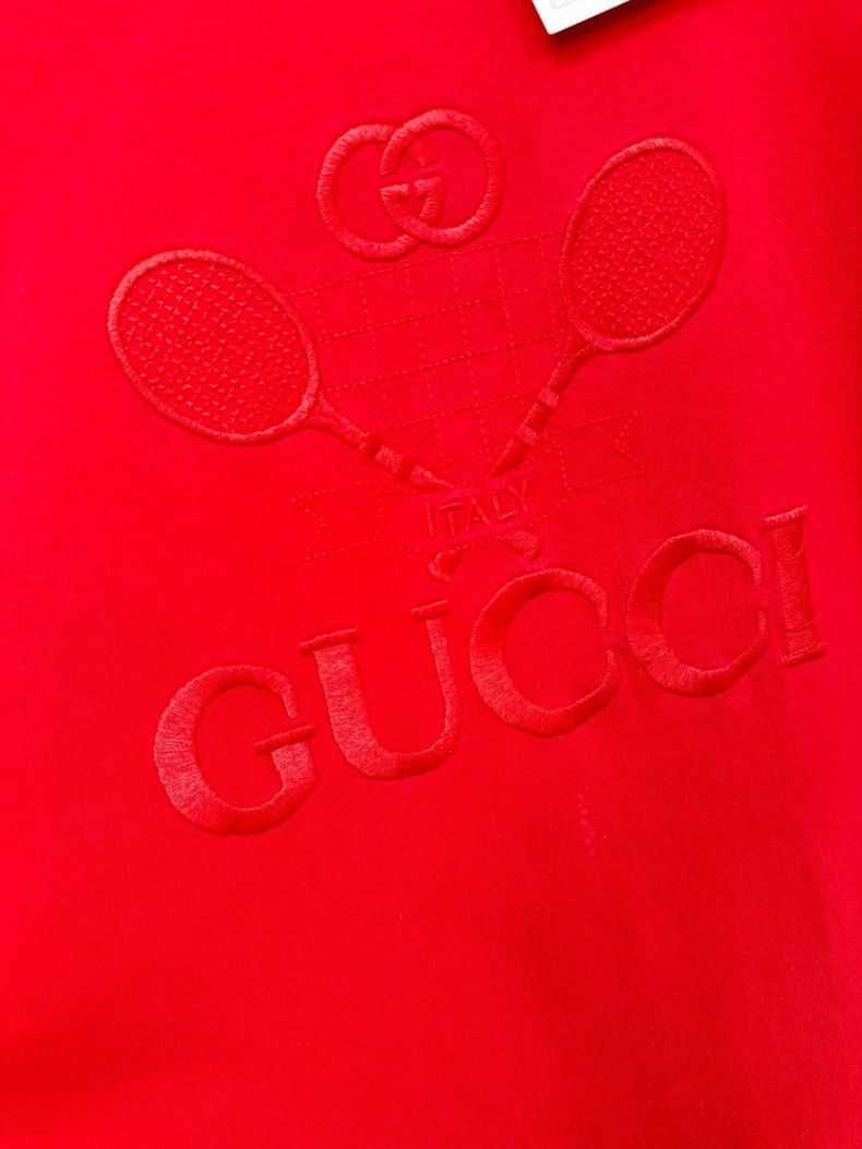 Gucci Red Gucci Short Sleeve T-Shirt Size S Size S / US 4 / IT 40 - 3 Thumbnail
